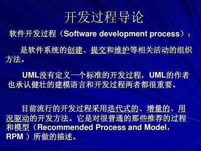 開發(fā)過程導論 理解軟件的開發(fā)與維護全周期